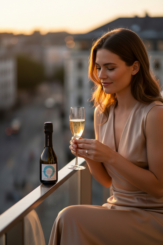 Sparkling Tea BLÅ – Alcoholvrij 0.0% – Mini