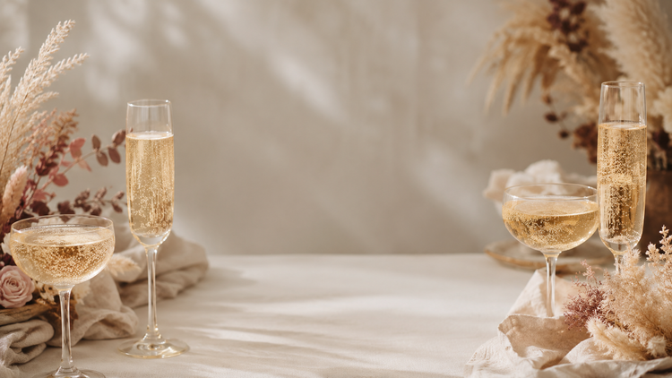 Prachtige selectie met alchohol vrije bubbels.