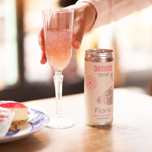 Bemuse Fiora Wild Raspberry Rosé Honey Wine Can