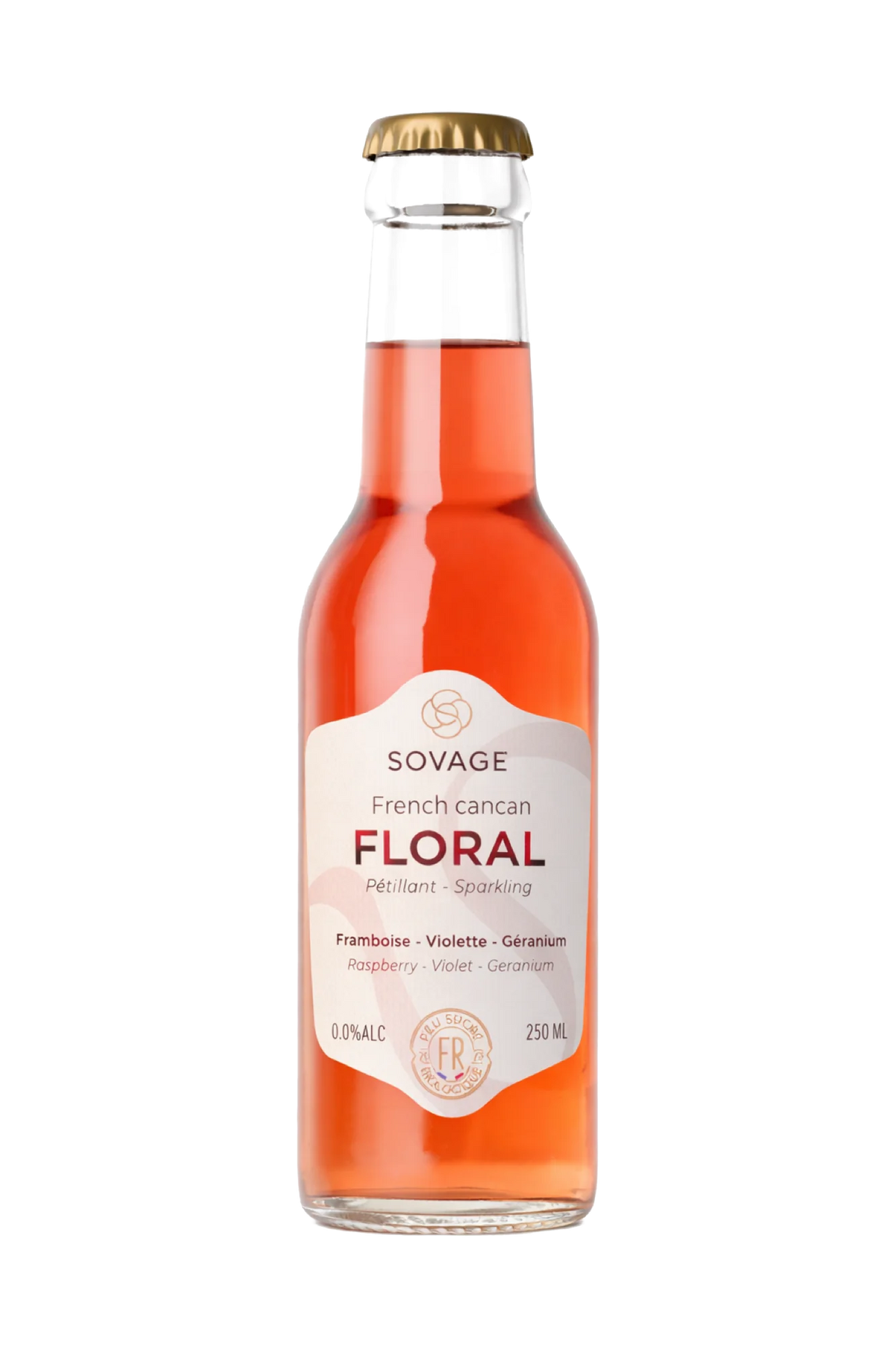 Flesje SOVAGE Floral van 25 cl met kroonkurk