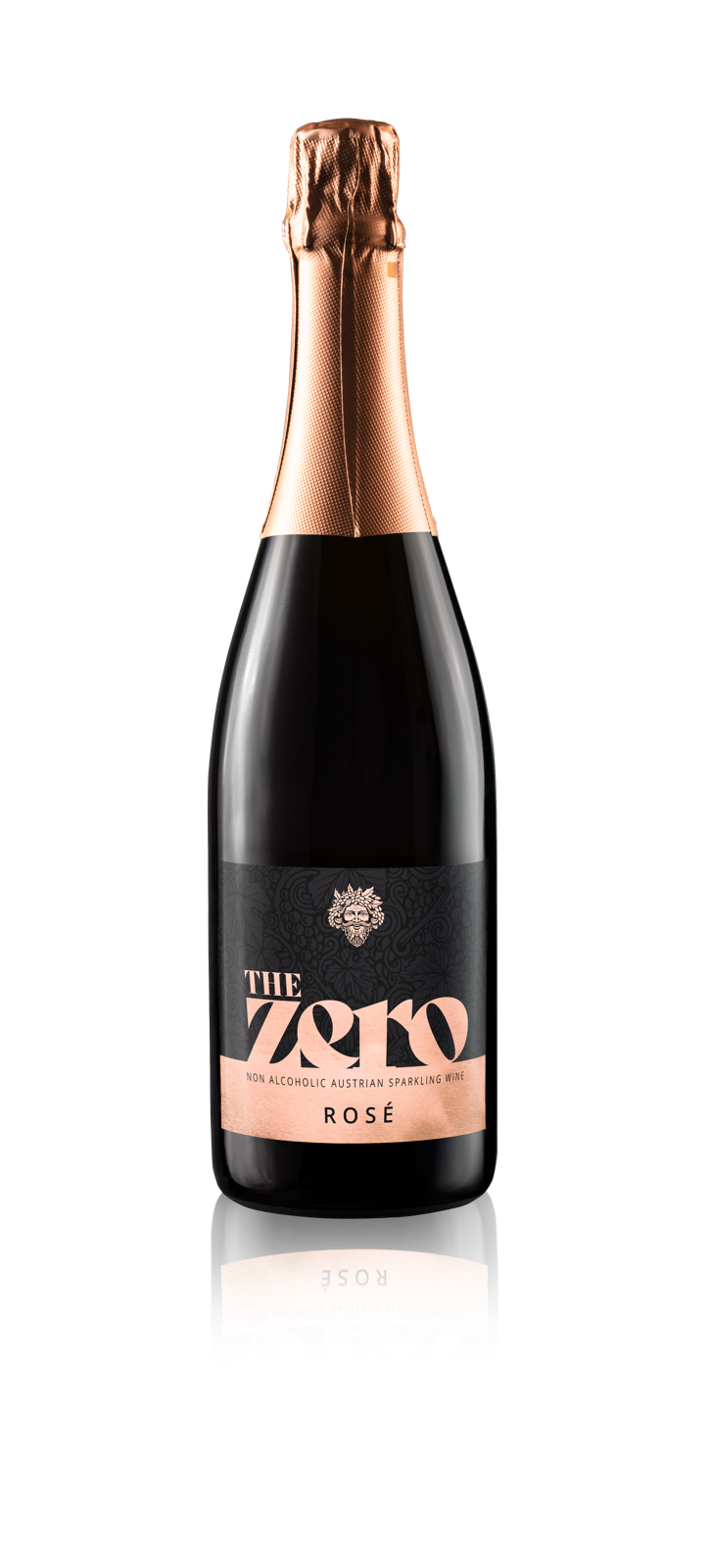 Fles The Zero Sparkling Rosé van 75 cl, alcoholvrije mousserende rosé uit Oostenrijk